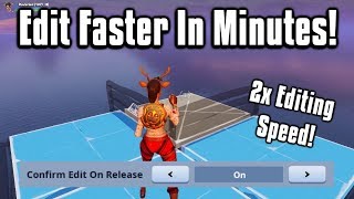 Double Your Editing Speed In JUST 10 Minutes! - Fortnite Battle Royale