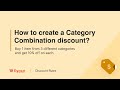 How to create a Category Combination discount In WooCommerce