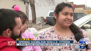 Aurora pushing plan to allow non-citizens to apply for police and fire jobs