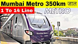 Mumbai Metro Project | 14 Metro Corridors of Mumbai | Aqua Line | Magenta Line | MMR | BMC