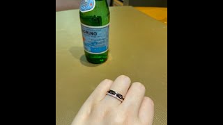 (Unboxing) BOUCHERON Quatre Classique 18ct pink-gold wedding band \u0026 pink-gold diamond ring