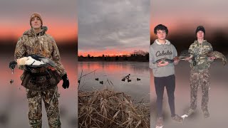 Duck Hunting for the first time(ducks down)