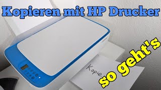 Kopieren mit HP Drucker HP Deskjet 3639 kopieren Dokumente kopieren