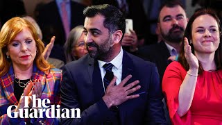 Humza Yousaf thanks grandparents after being elected SNP leader