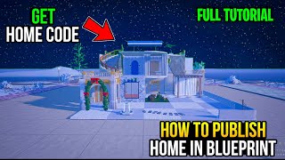 how to upload home in blueprint bgmi | how to get home code in bgmi | how to make home in pubg/bgmi