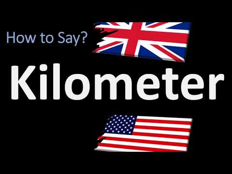 How do you spell km in English?