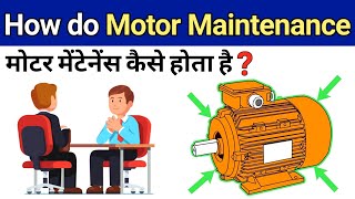 Motor Maintenance Checklist to Avoid Failure Hindi - Electrical Engineering