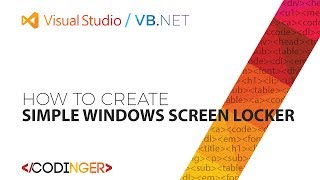 VB NET - Simple Windows Screen Locker