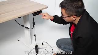 How do we get the desk resune work when there's an E10 signal