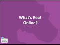 What's Real Online? | Media Literacy Lesson