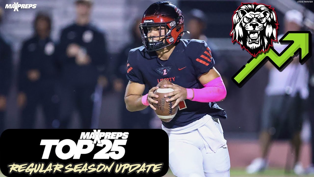 NEW MaxPreps Top 25 High School Football Rankings 🏈 2023 Season UPDATE ...