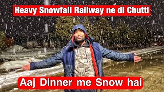 RRB NTPC RAILWAY, Heavy Snowfall : Mini vlog Part 2