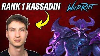 This is why I am the RANK 1 Kassadin - Wild Rift Kassadin Gameplay