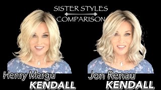 Henry Margu KENDALL 614GR VS Jon Renau KENDALL in Palm Springs Blonde | SISTER STYLES comparison!