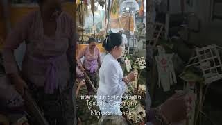 Temple Ceremony🙏お寺お祭りは神様に感謝お祈りする儀式🙏その前に悪霊にイケニエに捧げる儀式✅Mecaru儀式✅