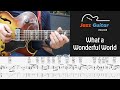 What a Wonderful World - Easy Jazz Guitar Chord Melody Arrangement