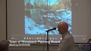 Town of Rhinebeck Planning Board Meeting 02/03/2025