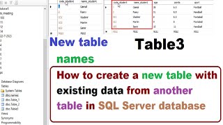 SQL Server SELECT INTO Explained | Copy Table with Data Easily