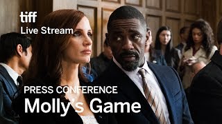 MOLLY'S GAME Press Conference | Festival 2017