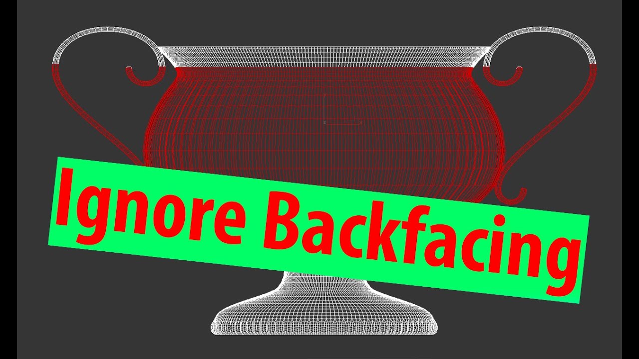 Ignore Backfacing - выделение только видимых полигонов во вьюпорте 3d ...