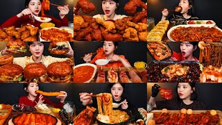 BEST * EAT WITH BOKI SATISFYING BIG BITES MUKBANG COMPILATION EATING SOUND 🍜🍗🍔