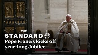 Pope Francis kicks off year long Jubilee