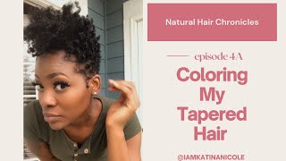 Coloring My Tapered Hair