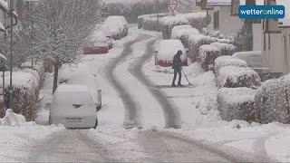 wetteronline.de: Wintereinbruch mit Schnee  (22.11.2015)