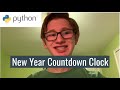 Python Tutorial 11  New Year Countdown Clock