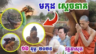 មើលឡើងព្រឺសម្បុរ !! មកុដស្ដេចនាគស្ពានព័ន្ធវស្សារវត្តតាសុត#ព្រះអង្គចន្ទមុនី#គំនិត