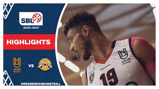 SBL Highlights 20/21 - Union Neuchâtel Basket VS Lugano Tigers