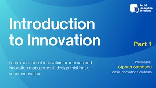 Introduction to Innovation. Part 1