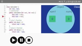 Learning Java OOP by Animation