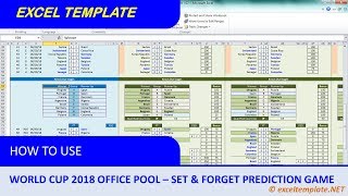 World Cup 2018 Office Pool #2 : Set and Forget Prediction Game