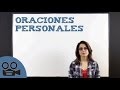 Las oraciones personales