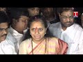 mlc kavitha speech at her residency in banjara hills t news