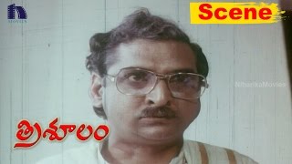Krishnam Raju Kisses Sridevi Against Untouchability - Trishulam Movie Scenes