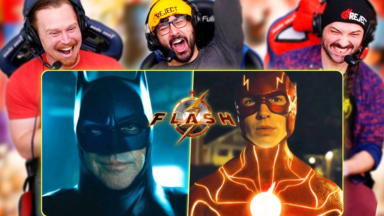 The Flash Trailer Reaction Batman Michael Keaton Ben Affleck