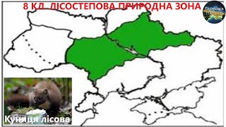 Географія. 8 кл. Урок 39. Лісостепова природна зона