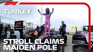 Lance Stroll Storms to First Ever Pole Position | 2020 Turkish Grand Prix