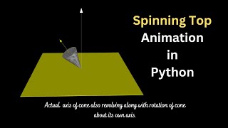 Spinning Top : vpython 35