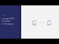 Convert PDF to PDF A on Windows with PDFelement Convert PDF to PDF A on Windows with PDFelement