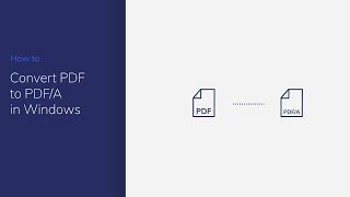 Convert PDF to PDF A on Windows with PDFelement
