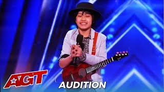 Feng E 馮羿: Viral Ukulele Kid From Taiwan WOWS @AGT