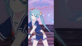 新衣装×Dolphin.*･ﾟ🐬࿐⋆*🫧 【ツギハギスタッカート】#桐谷遥 #初音ミク #桃井愛莉 #プロセカ3dmv #shorts