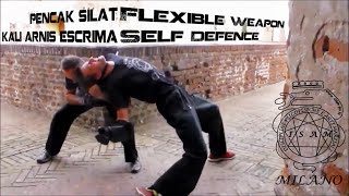 Flexible Weapon Self Defence - Pencak Silat - Knife Attack Defence