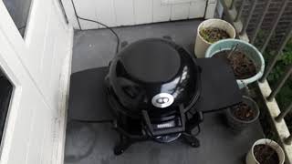 Starting up the outdoorchef electric BBQ