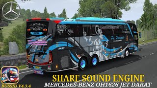 KODENAME SOUND MERCY OH 1626 JET DARAT || BUSSID V4.3.4