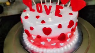 Easy stroberi cake design | simple design for unique cake design Sunita's talent ❤️❤️❤️❤️❤️❤️