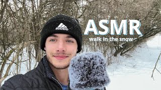 ASMR // ❄️ CRUNCHY Snow Sounds ❄️ (A peaceful, snowy walk in the woods)